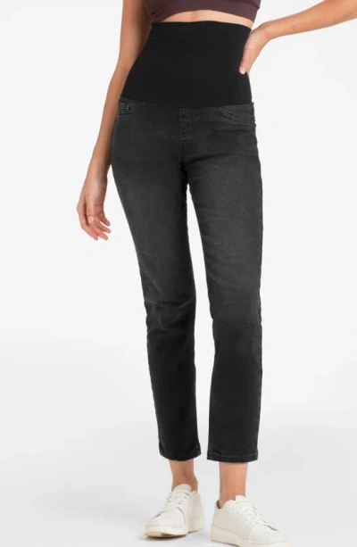 Seraphine Slim Fit Postpartum Shaping Jeans In Black