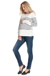 Seraphine Striped Nursing Maternity Sweater