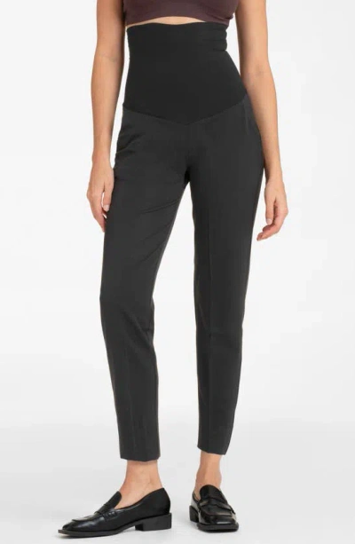 Seraphine Tapered Compression Postpartum Leggings In Black