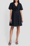 Seraphine Women's Maternity Front Bow Dress In Blue