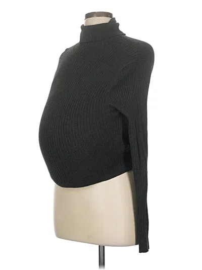 Pre-owned Seraphine Turtleneck Sweater In Black