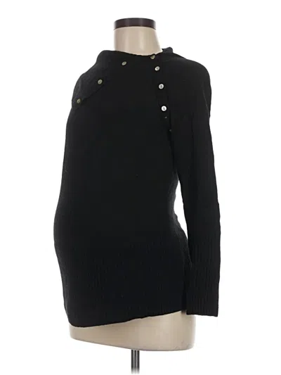 Pre-owned Seraphine Turtleneck Sweater In Black