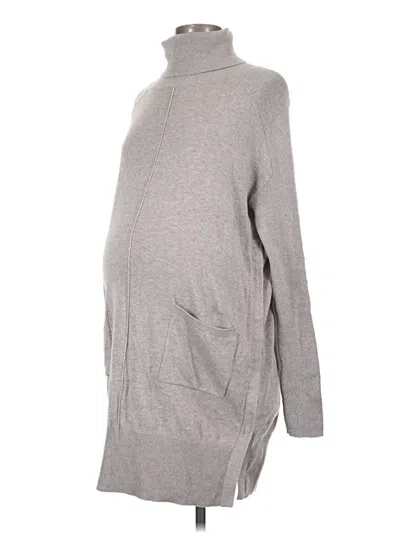 Pre-owned Seraphine Turtleneck Sweater In Gray