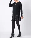 SERAPHINE WOMEN'S DOUBLE LAYER MATERNITY NURSING TUNIC DRESS