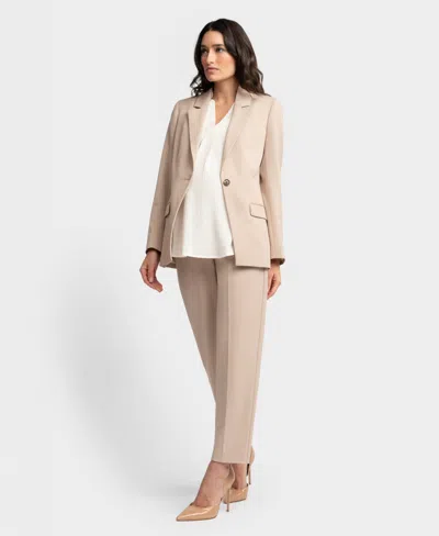 Seraphine Women's Maternity Blazer In Taupe