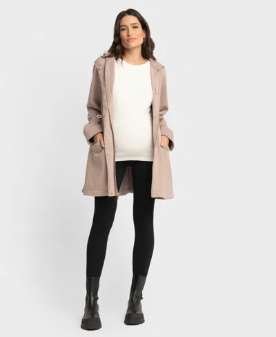 Seraphine Women's Maternity Hoodie In Purple