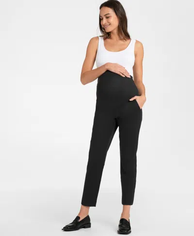 Seraphine Women's Slim Leg Maternity Pants In Black