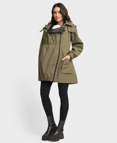 Seraphine Women's Maternity Utility Jacket In Khaki