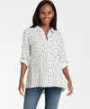Seraphine Women's Polka Dot Button-down Maternity Blouse In Dot