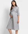 Seraphine Women's Shirt Stripe Dress In Stripe