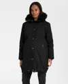 Seraphine Zorah 3-in-1 Down Maternity Parka In Black