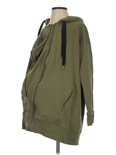 Pre-owned Seraphine Zip Up Hoodie In Green