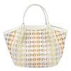 Serapian Mini Mosaico Secret Tote Bag In White