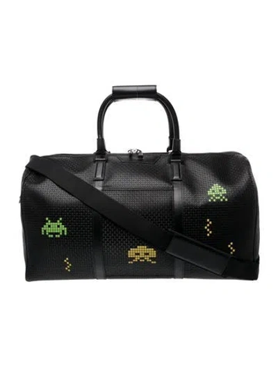 Pre-owned Serapian Leather Carry On Luggage In Black