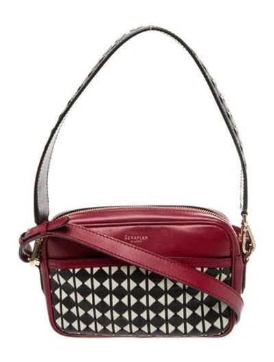 Pre-owned Serapian Leather Crossbody Bag In Red