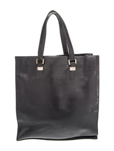 Pre-owned Serapian Leather Tote In Black