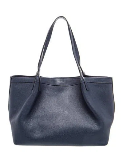 Pre-owned Serapian Leather Tote In Blue
