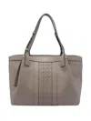 Serapian Leather Woven-detail Shoulder Bag