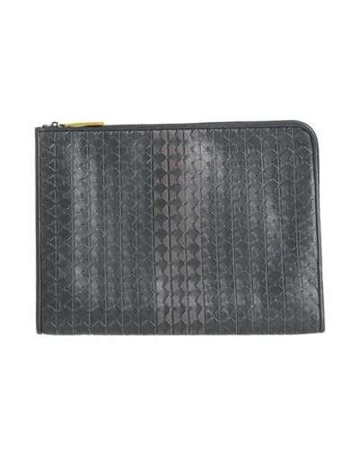 Serapian Man Handbag Black Size - Leather