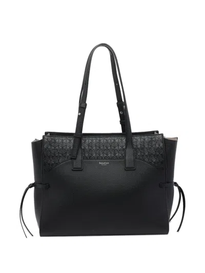 Serapian Medium Maro Shoulder Bag In Black