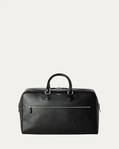 Serapian Men's Medium Cachemire Leather Weekender Bag In Medium Weekender Cachemire