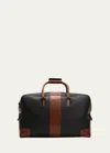 Serapian Men's Stepan 72 Duffel Bag In Black Cuoio