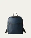 Serapian Men's Stepan Canvas Backpack In Single Zip Backpack