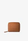 Serapian Mini Mosaico Leather Zip-around Wallet