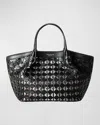 Serapian Mini Secret Mosaic Snakeskin Top-handle Bag In Flare