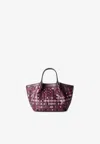Serapian Mini Secret Mosaico Leather Shoulder Bag