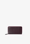 Serapian Mosaico Leather Zip-around Wallet