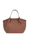 Serapian Mosaico Mini Tote Bag In Brown