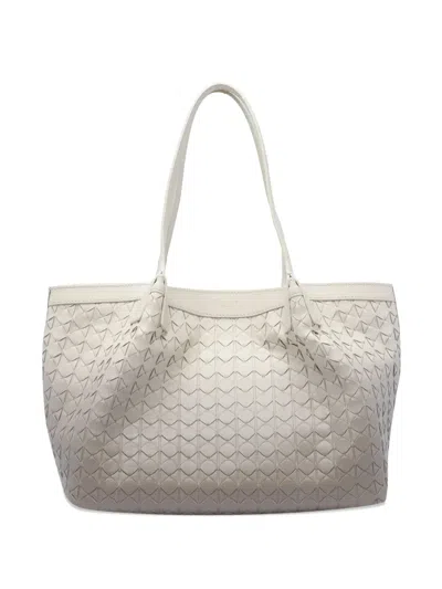 Serapian Mosaico Shoulder Bag In White