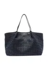 Serapian Secret Mini Mosaic Leather Top-handle Bag In Blue