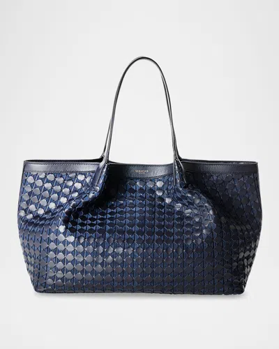 Serapian Secret Mosaic Leather Tote Bag