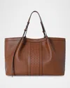 Serapian Secret Mosaic Leather Tote Bag