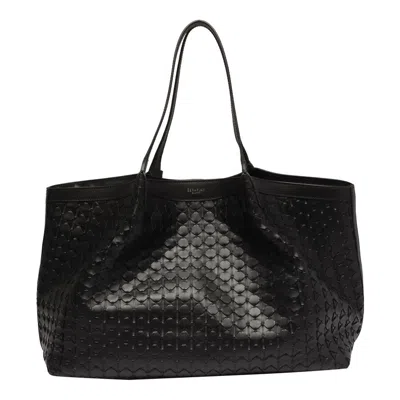 Serapian Secret Mosaico Shoulder Bag In Black
