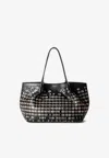Serapian Small Secret Mosaico Leather Shoulder Bag