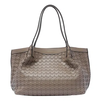 Serapian Small Secret Mosaico Shoulder Bag In Beige