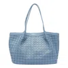 Serapian Small Secret Mosaico Tote Bag In Blue