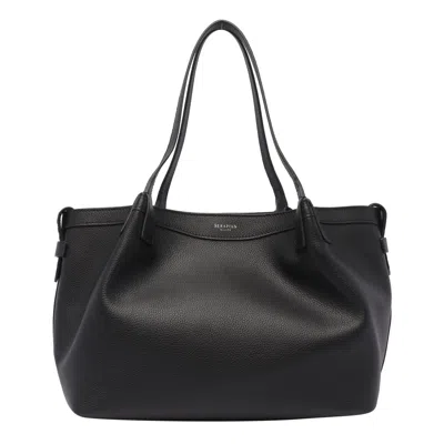 Serapian Small Secret Rugiada Shoulder Bag In Black