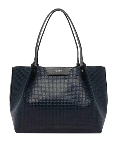 Serapian Small Secret Shoulder Bag In Blue