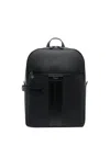Serapian Stephan Zip Backpack In Black