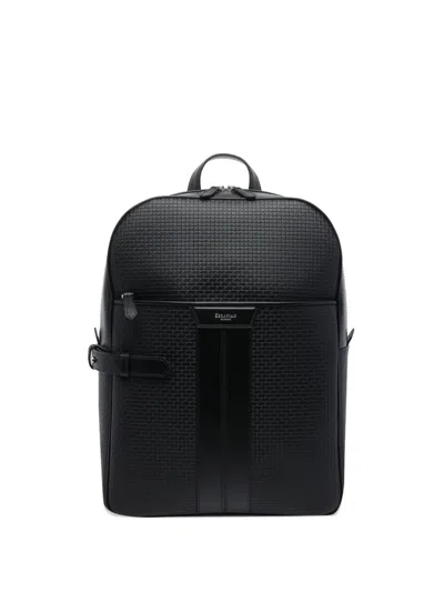 Serapian Stephan Zip Backpack In Black