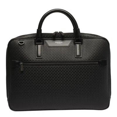 Serapian Suitcases In Black
