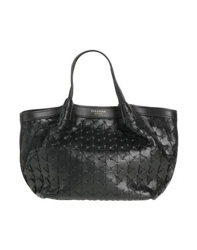 Serapian Woman Handbag Black Size - Leather