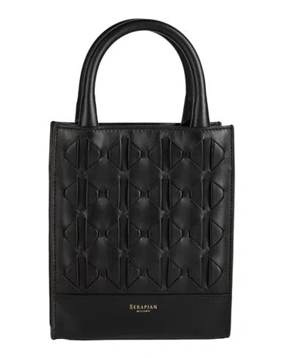 Serapian Woman Handbag Black Size - Leather