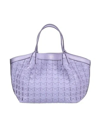 Serapian Woman Handbag Light Purple Size - Leather