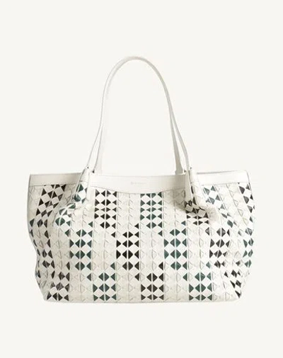 Serapian Woman Handbag Off White Size - Leather