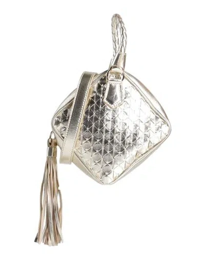 Serapian Woman Handbag Platinum Size - Leather In Grey